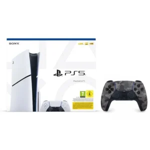 Sony Pack PlayStation 5 Slim + DualSense Mando Inalámbrico Grey Camo