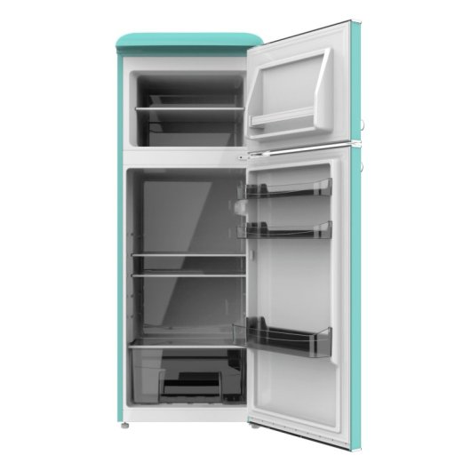 Cecotec Bolero CoolMarket 2D Origin 215 Green E Frigorífico Dos Puertas Retro E Verde